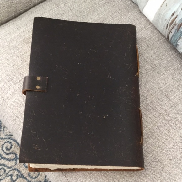 New SugarBoo Chocolate Oiled Leather Journal - Picture 4 of 8